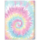 Pink and Aqua Tie-Dye Spiral Notebook Image 4 of 7
